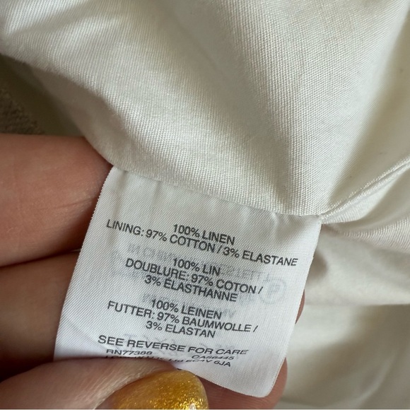 J. Crew Going Places Linen Wavy Dress 0 - Picture 11 of 11